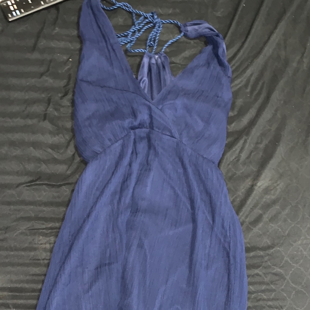 Navy blue summer dress
